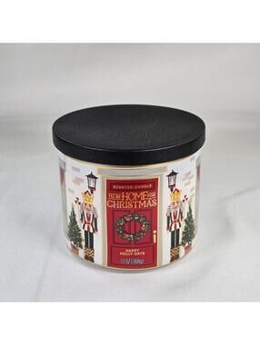 Walmart Happy Holly Days I'll Be Home For Christmas 3-Wick Scented Candle 13 oz